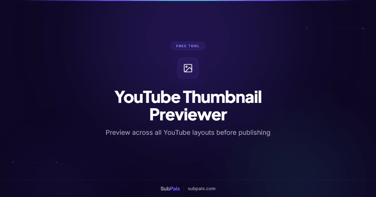 YouTube Thumbnail Previewer: Design Thumbnails That Convert Viewers ...